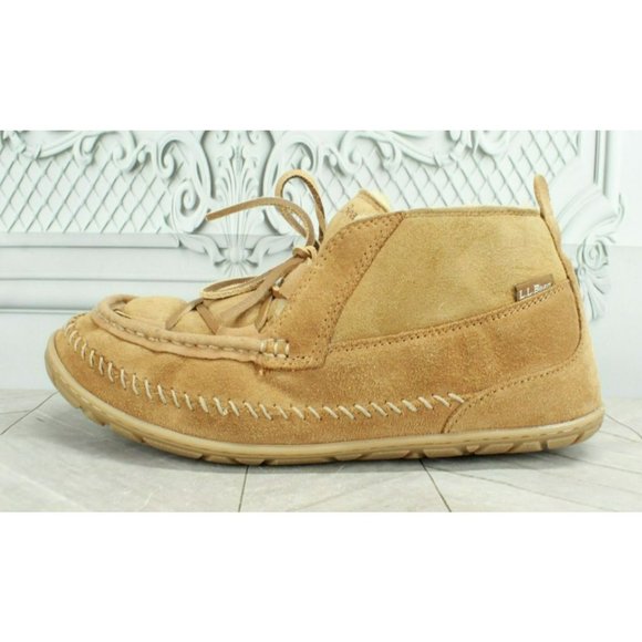 L.L. Bean Other - LL Bean Brown Suede Lace Up Wicked Good Ankle Chukka Boots Size 11 M